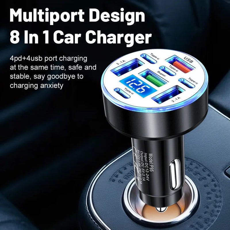 Bluejw 15W 3.1A USB Car Charger, Type C PD Fast Charging Car Adapter for iPhone 13 12 11 Pro Max, Automobile Chargers - Image 3